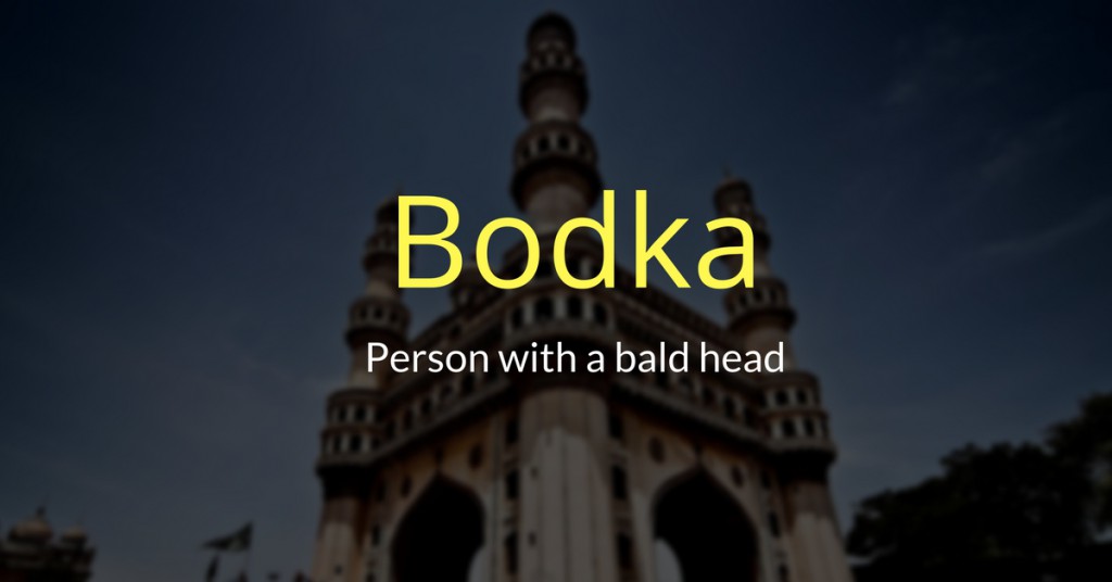 Slang words of Hyderabad