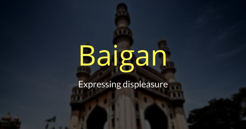 Slang words of Hyderabad