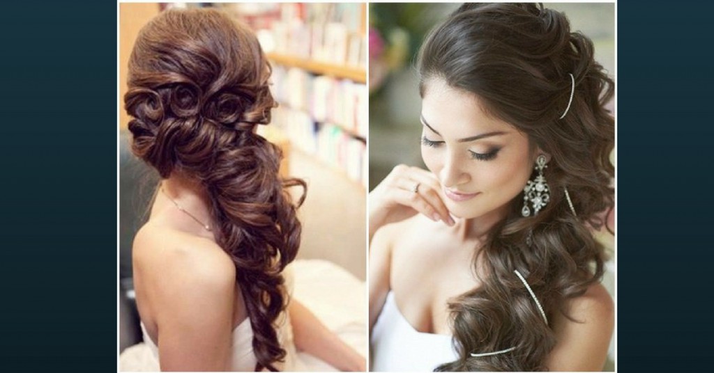 Curly down do - bridal hairstyles
